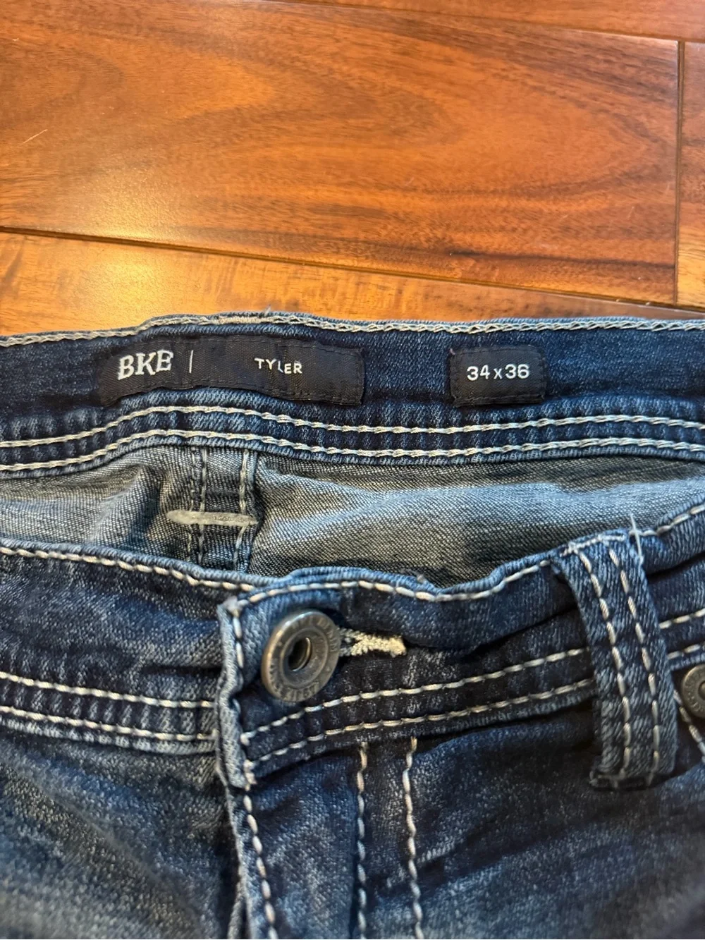 BKE Tyler Men's Straight Jeans Large
